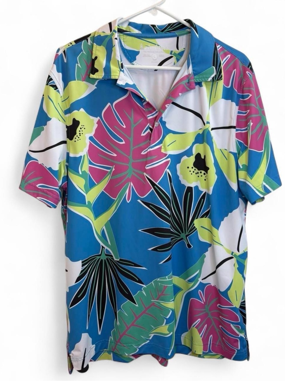 Chubbies Paradise Putt performance polo Golf Size Large